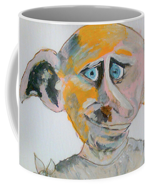 OFFICIAL HARRY POTTER DOBBY FREE  THE HOUSE ELVES COFFEE MUG CUP NEW IN GIFT BOX